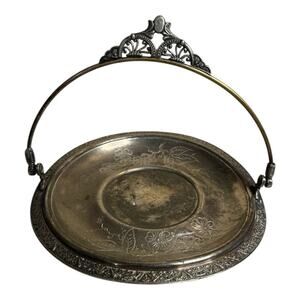 Vintage Pairpoint Quadruple Silver Plate Cake Stand #1202